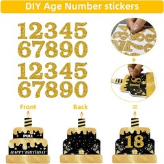 Birthday Money Box for Cash Gift with DIY Stickers，A Surprising Money Gift Box