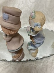 Bumpkins Bisque Porcelain Bride & Groom Figurines Fabrizio George Cake Toppers