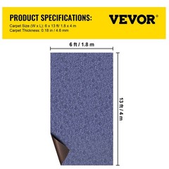 Deep Blue Marine Carpet 6 ft x 13.1 ft Marine Carpeting Marine Grade Carpet for