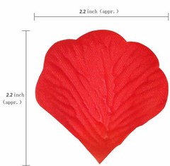 1000PCS Red Artificial Fake Rose Petals Wedding Event Romantic Night Party Decor