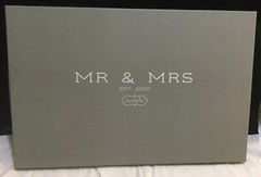 New MUD PIE Mr And Mrs Est 2020 Platter Plate ~ Comes In Mud pie Gift Box ~ USA