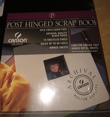 Memory Album Scrapbooking Canson Archival Quality Black 12x12in 20 Pages