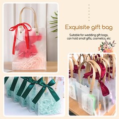 20pcs Frosted Tote Gift Bag Eco Friendly Holiday Birthday Candy Party Favors Set
