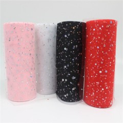 6″ Sequin Glitter Tutu Tulle Rolls Fabric Bridal Crafts Wedding Decor DIY Dress