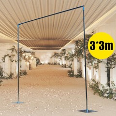10x10ft Heavy Duty Pipe and Drape Kit Photography Backdrop Stand Telescopic Pipe