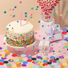 6000Pcs 0.59Inch round Confetti Paper Colourful Multicolor Dots Circles Table Co