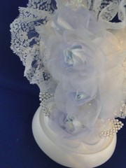 New Vintage Wilton «Lacy Elegance » Wedding Cake Top, blue , 109-2004