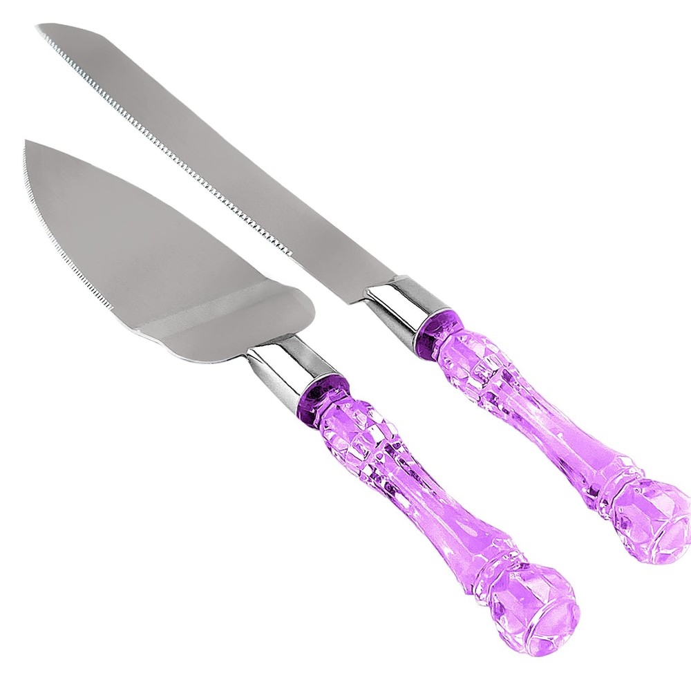 LUSHIG Cake Server and Knife Set, Cake Knife and Server with Stainless Steel …