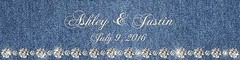 100 Denim & Diamonds Wedding anniversary Engagement Party Water Bottle Labels
