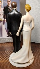 Weddingstar The Love Pinch Bridal Couple Porcelain Figurine Wedding Cake Topper