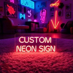 Personalized Neon Light Sign – Custom Name, Logo & Wedding LED Wall Art