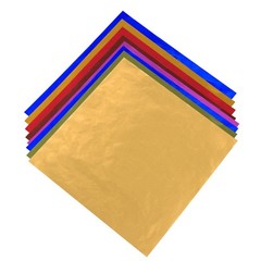 200Pcs Reusable Aluminium Foil Candy Wrappers Assorted Color for Gift Packaging