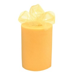Daffodil Yellow Tulle Fall Decor – 6″ x 100 Yards, Fall, Thanksgiving, Christmas