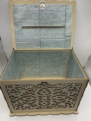 Wooden Wedding Card Box W Lock Option DIY Money Gift Box For Any Occasion