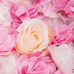 Artificial Flower Wall Background Silk Rose Flower Panels Wedding Backdrop Decor