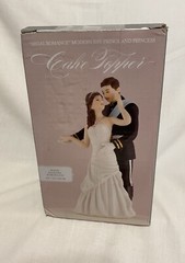 Weddingstar Cake Topper «Princess & Prince» Regal Romance Hand Painted Porcelain