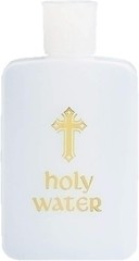 Holy Water Bottle, Religious Gift and Accessories Collection, 4.5”, Plastic, …