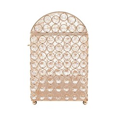 Clear Gold Lockable Wedding Card Box 31 × 16 × 25 cm With Lock & Key