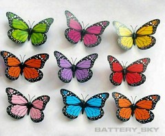 3D Colorful Artificial Butterflies Dummy Craft Wedding Party Floral Decor Gift