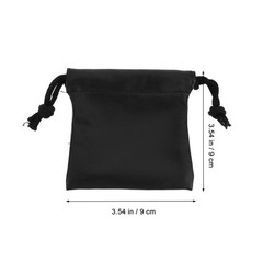 6 Pcs PU Jewelry Storage Bag Packaging Drawstring Pockets Bags