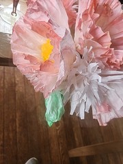 •EVENT IN A BOX• Handcrafted Paper Blooms, 60″x 15″ tablescape •weddings•events•