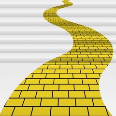 Yellow Brick Floor Runner for Wizard Party Decorations 47 x 118 Inches Long Y…