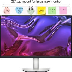 2 Pack Computer Monitor Memo Board for No Edge Monitors,Monitor 2 Pieces 11
