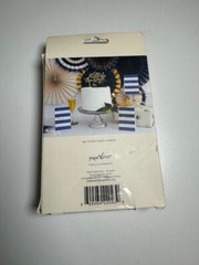 Paper Love Elegant Table Number Cards Navy Blue & Ivory Gold Foil Print Numbered