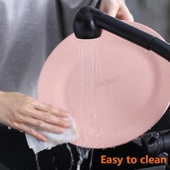 Snomel 11 Inch Dinner Plate Set Extra Large Pasta Plates Unbreakable Dishes