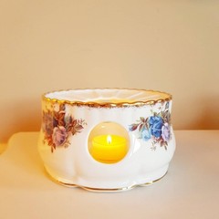 Vintage Royal Albert Moonlight Rose Tea Pot Warmer – English Bone China