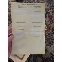Vintage Bride Hallmark Wedding Planner Organizer File ALB 700-2 Cream Satin