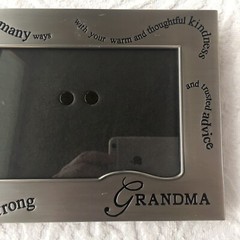 Malden Pewter Finish Photo Frame Grandma With Your Warm and Thoughtful Kindness