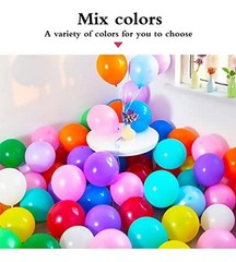 5 Inch Rainbow Balloons, 200Pcs Tiny Balloons Assorted 5inch Mutli Color2