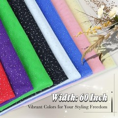 Glitter Tulle Fabric x 60 Inch Wide Tulle Bolt Tulle Netting with 1 Yard Black
