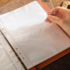 Photo Album 4×6 Leather Photo Albums, Travel Vintage Scrapbook Photo Album fo…