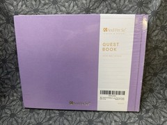 Purple Wedding Guest Book