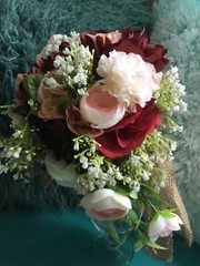 Sunflower wedding flowers package bridal bouquet decorations bouquets CORAL