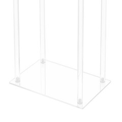 30.7inch Clear Acrylic Flower Stand for Wedding Centerpieces Table decor