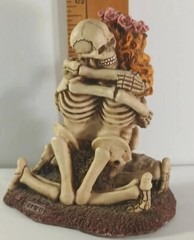 Love Never Dies Summit Collection Skulls Wedding Cake Topper ’97 WUI