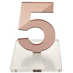 OnDisplay Luxe Laser Cut Mirrored Acrylic Wedding/Party/Event Table Numbers
