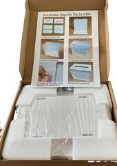 White Wedding Card Box with Slot & Lock, Elegant Wedding Card Boxes for Receptio