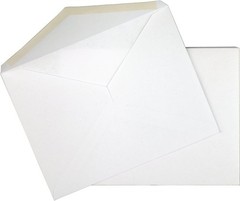 Mead Standard A2 Invitation Envelopes, Gummed 1 Count (Pack of 100), White