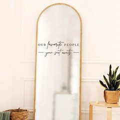 Wedding Seating Chart Decal Our Favorite People Mirror Stickers Removable Let…