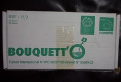 Water Container for Fresh Flower Bouquets Box of 50 NIP