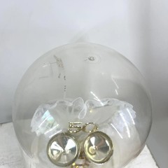 Vintage 50th Wedding Anniversary Cake Topper with Gold Champagne Flutes Ribbons