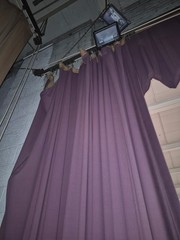 Theater / Stage Vintage Classic Velvet Curtains Mauve/Taupe 30’x13′ & Valance