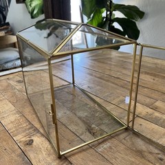 Brass And Glass Display Box