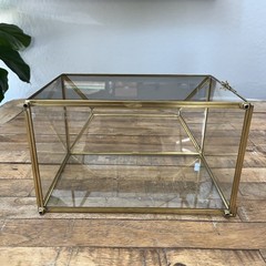 Brass And Glass Display Box