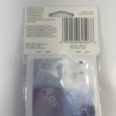 Wilton Rose Flower Spray 1.6 Inch Bridal