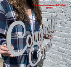 Congrats Grad Wording-Congrats Grad Backdrop Sign